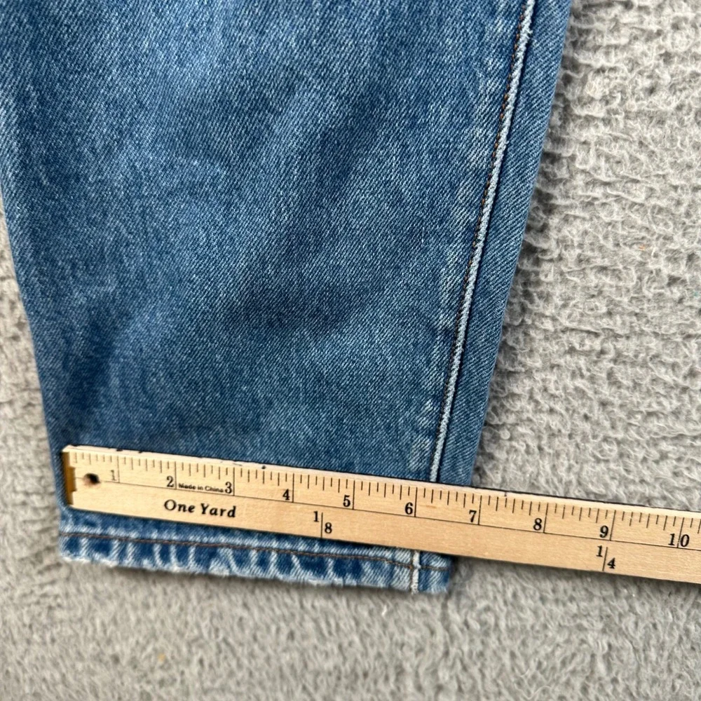 Levis 501 CT Custom Tapered Distressed Blue Jeans Mens 34x28 Button Fly
